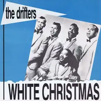 White Christmas by The Drifters record sleve cover art