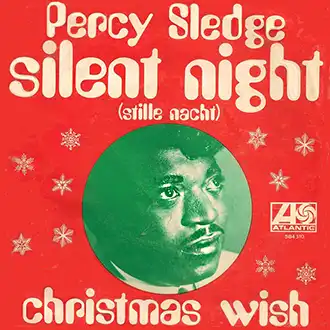 Christmas Wish by Percy Sledge record sleve cover art