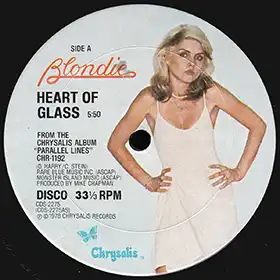 Heart Of Glass - Blondie single cover