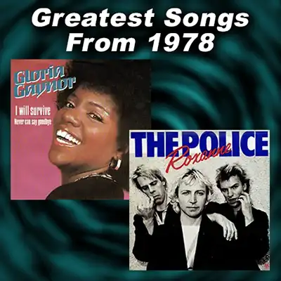 record cover art for I Will Survive by Gloria Gaynor and Roxanne by the Police