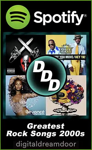 Spotify 2000s rock songs playlist link image